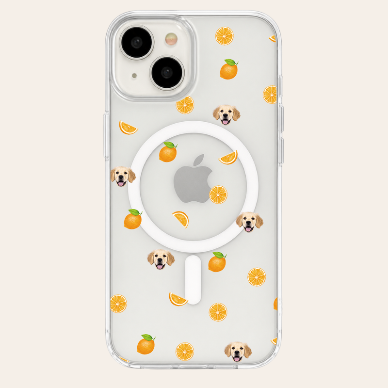 【MagSafeあり】選べるフルーツデザイン iPhoneケース|オリジナル 写真入り