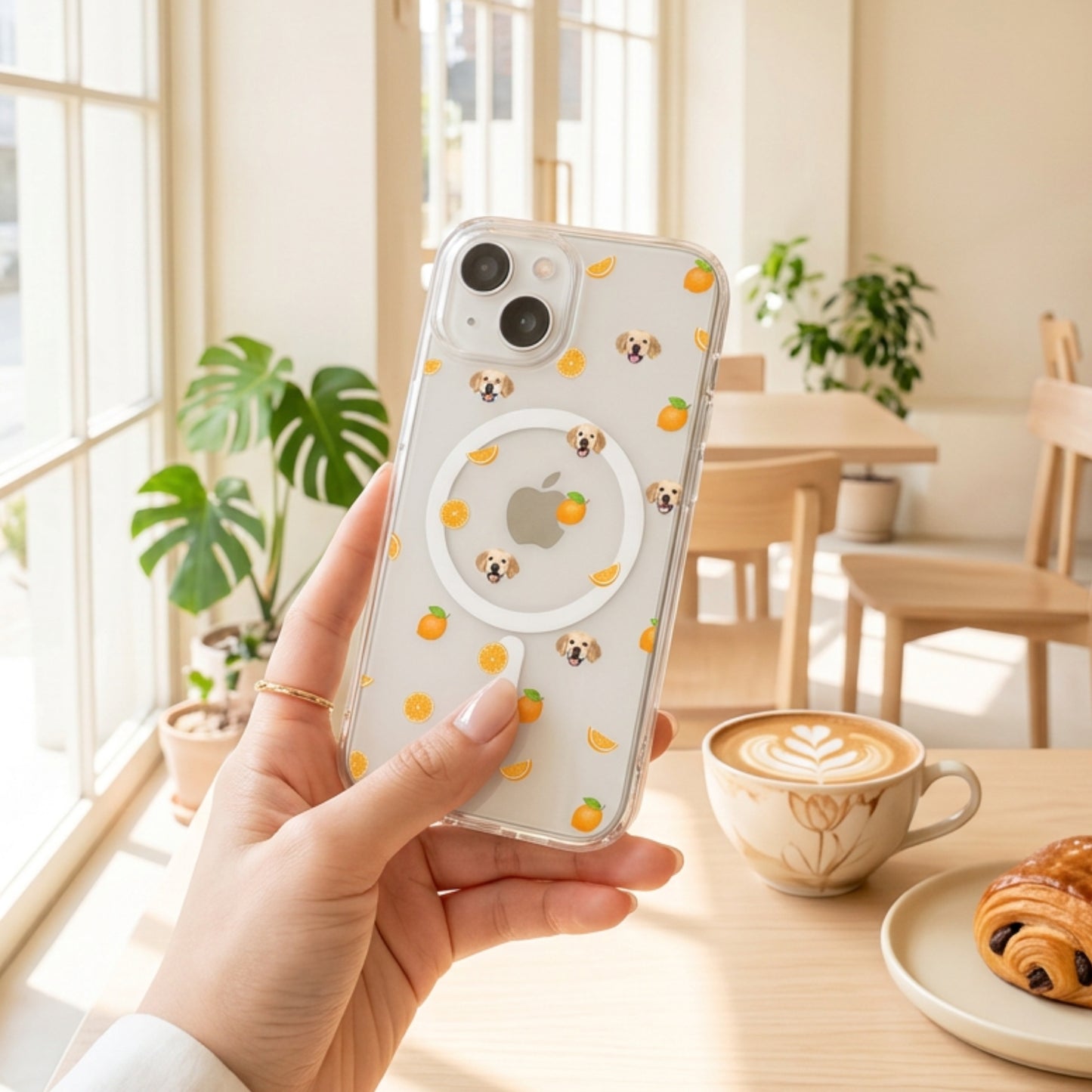 【MagSafeあり】選べるフルーツデザイン iPhoneケース｜オリジナル 写真入り