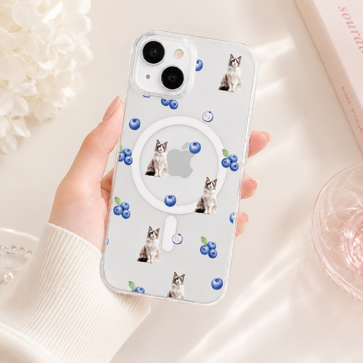 【MagSafeあり】選べるフルーツデザイン iPhoneケース｜オリジナル 写真入り