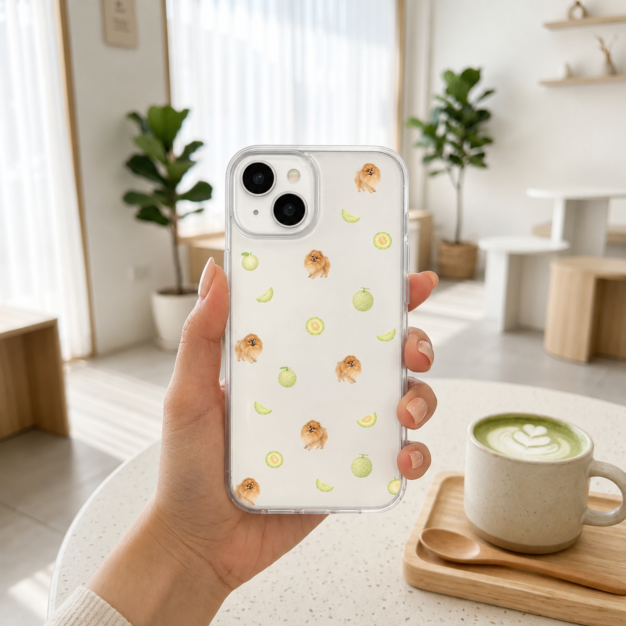 【MagSafeなし】選べるフルーツデザインiPhoneケース｜オリジナル写真入り