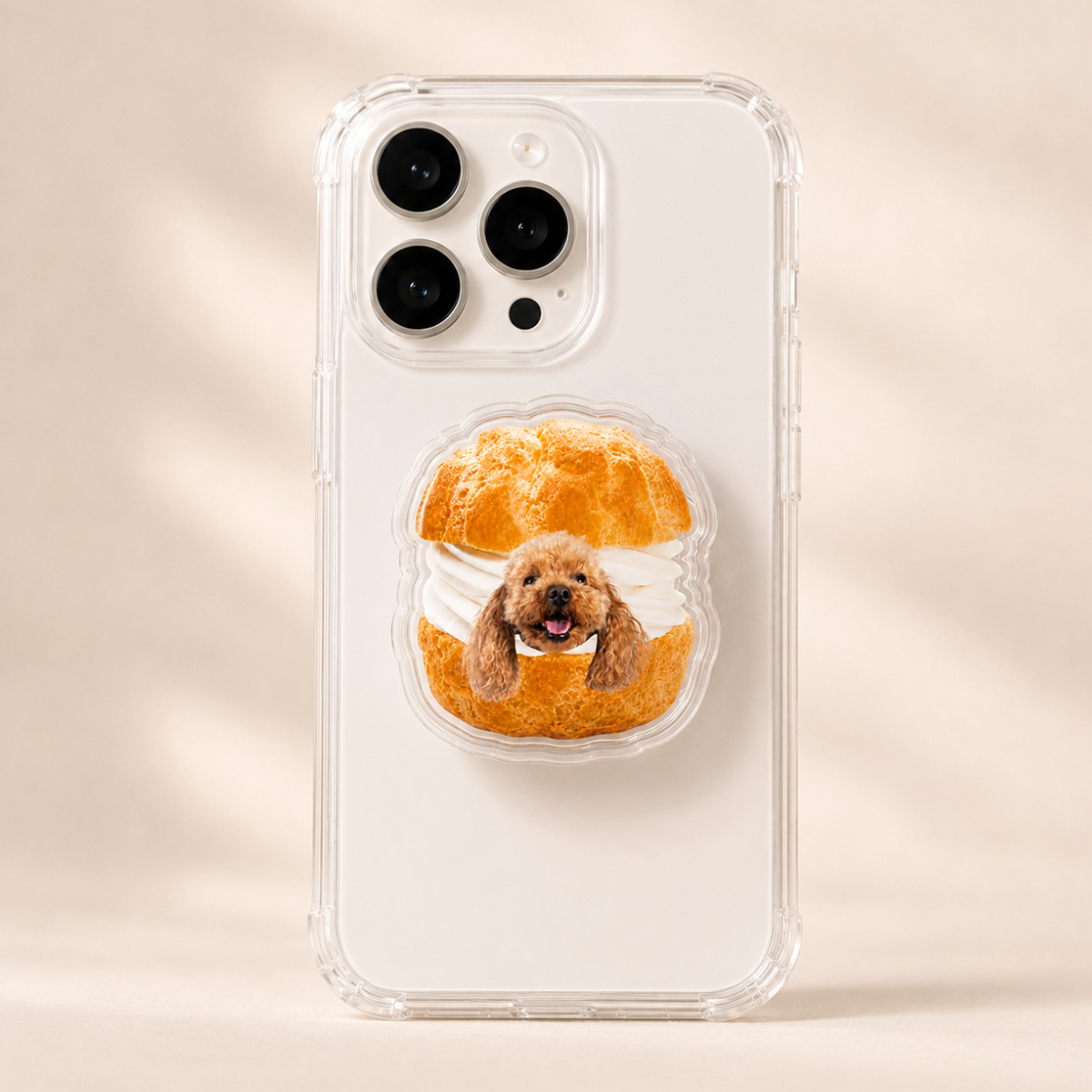 お気に入りの写真で作る カフェスイーツ スマホグリップ｜オーダーメイド カスタム スマホアクセサリー
