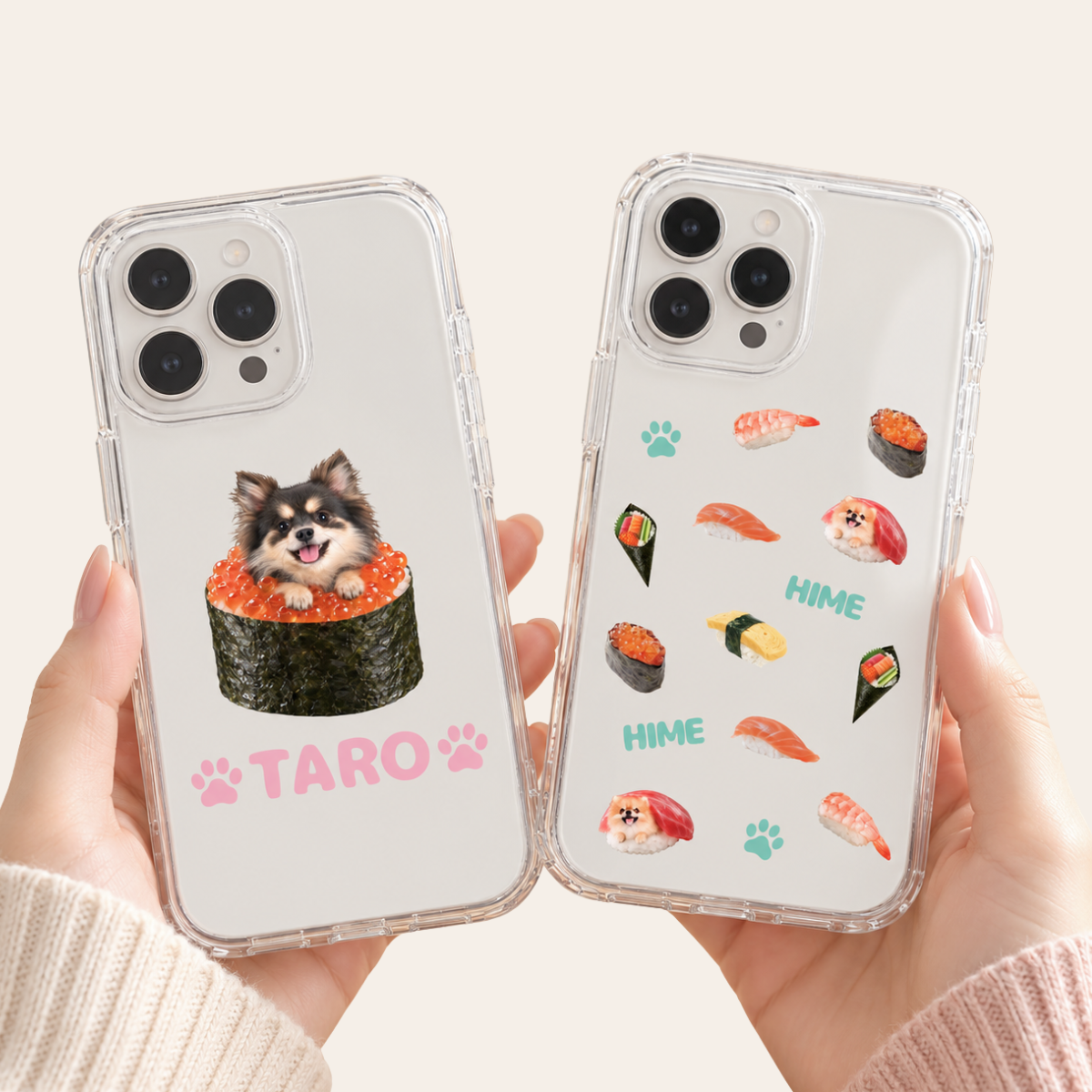 にぎゅっと！おすし｜お気に入りの写真でつくる スマホケース