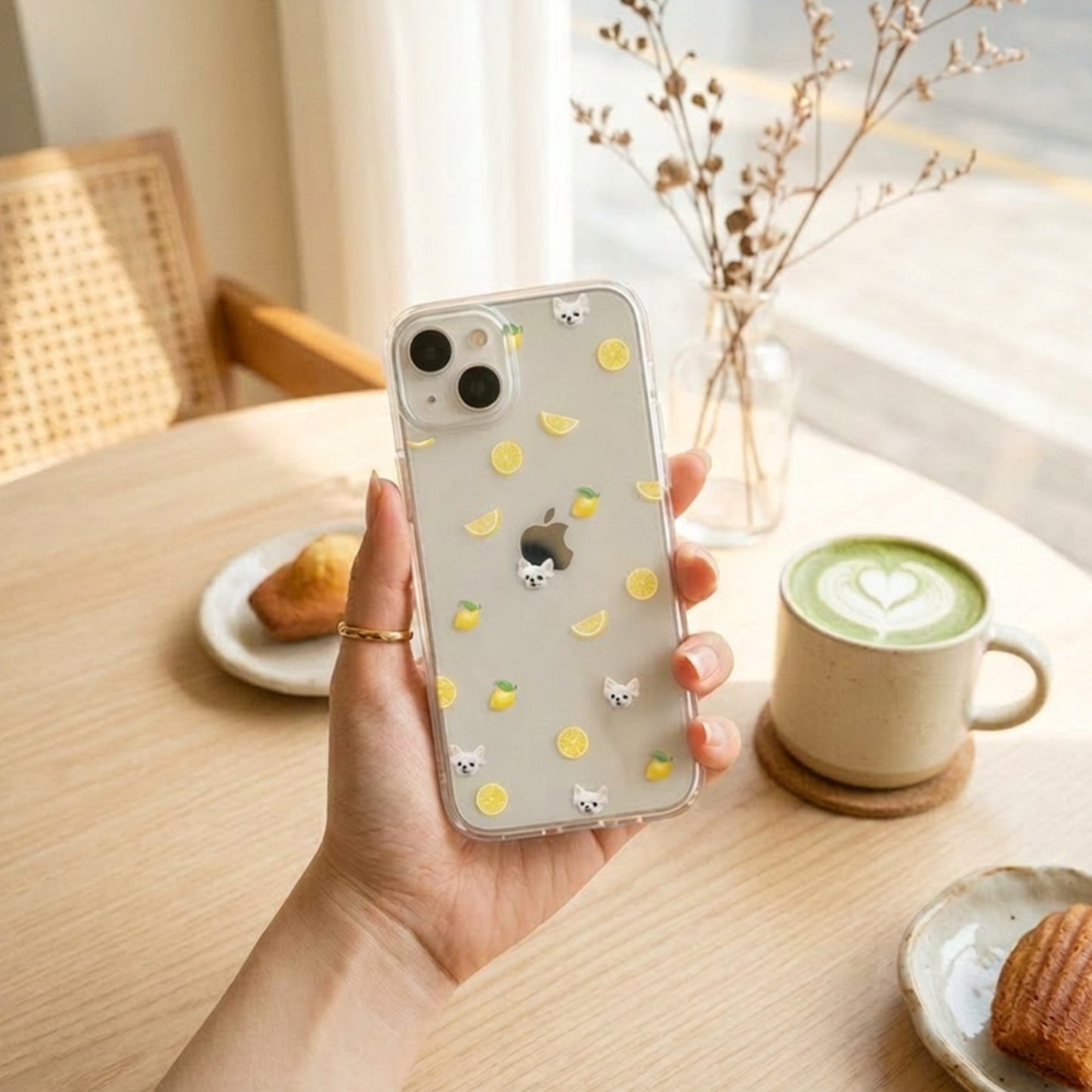 【MagSafeなし】選べるフルーツデザインiPhoneケース｜オリジナル写真入り