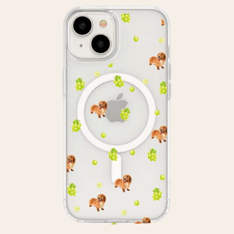 【MagSafeあり】選べるフルーツデザイン iPhoneケース｜オリジナル 写真入り