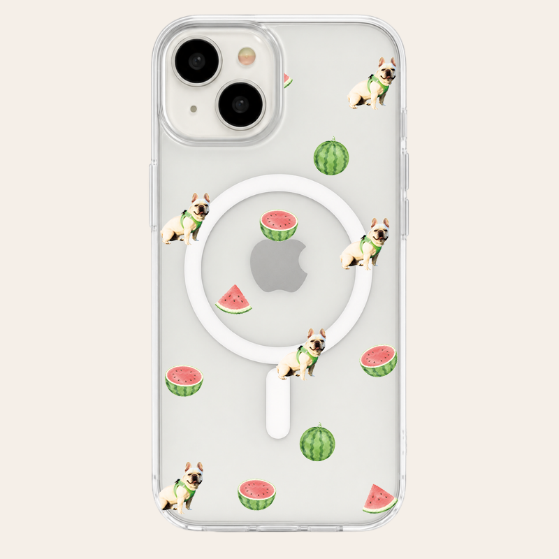 【MagSafeあり】選べるフルーツデザイン iPhoneケース｜オリジナル 写真入り